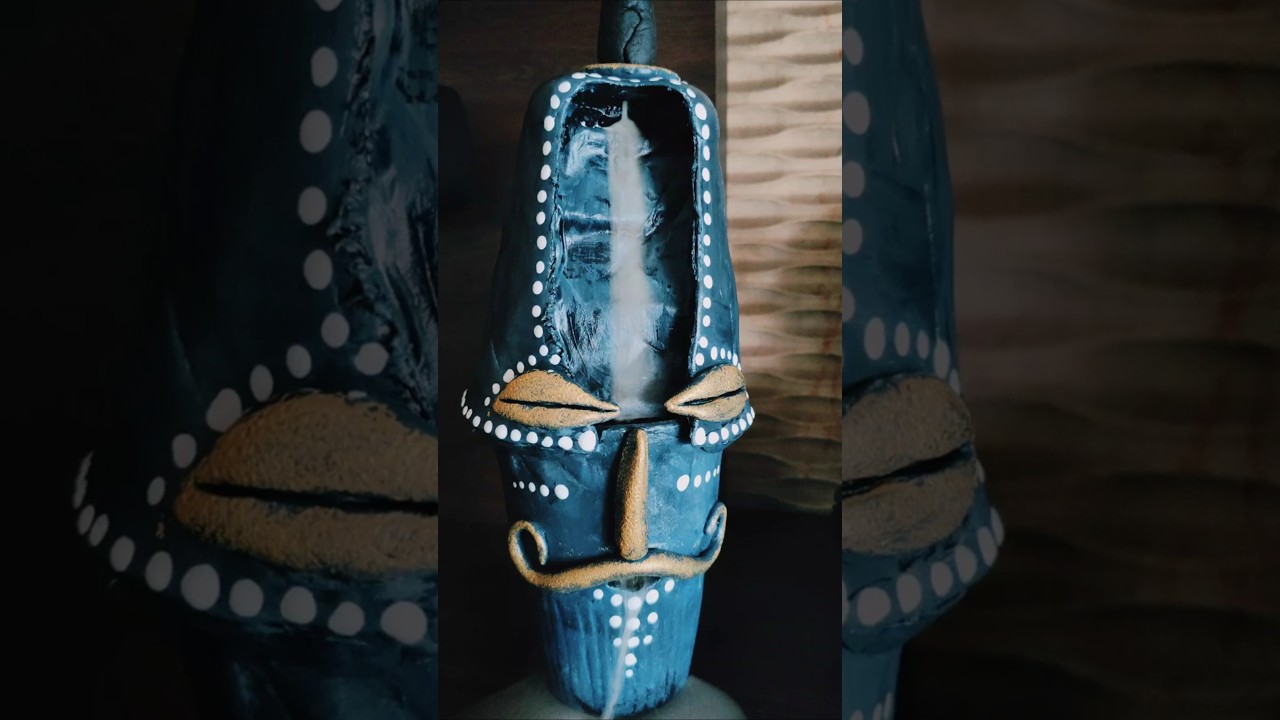 I Tried Making a Tribal Face Incense Holder in 30 Minutes Here's What Happened
