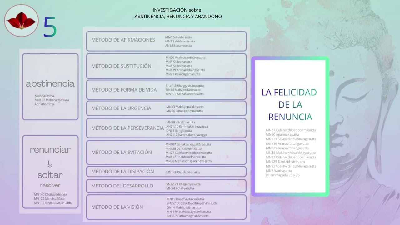 (5 de 5) La Felicidad de la Renuncia. Conclusiones