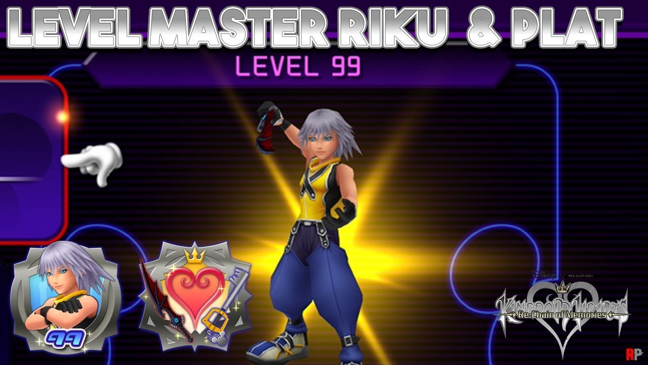 Kingdom Hearts Re Chain Of Memories 1 5 Hd Level Master Riku Trophy Youtube