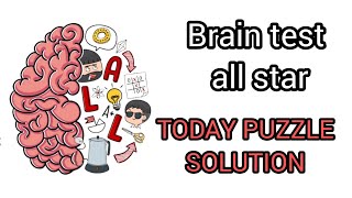 BRAIN TEST ALL STAR PUZZLE SOLUTION TODAY 25/02/2026 | DAILY BRAIN GAME ANSWER 