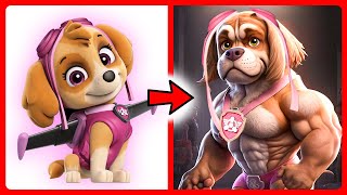 BEST PAW PATROL characters TRANSFORMATIONS 🦴 Compilation