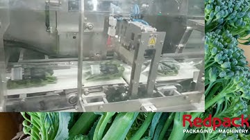 Redpack NTS-BM Box Motion Flow Wrapper Packaging Tender Stem Broccoli | www.ProPac.com