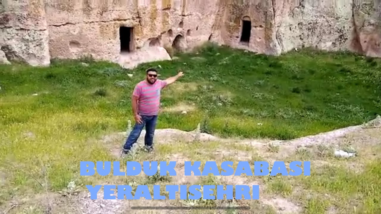 Bulduk kasabasi yeraltisehri Kaya mezarlari