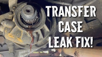 Easy Transfer Case Leak Fixed! Jeep Grand Wagoneer Do It Yourself.