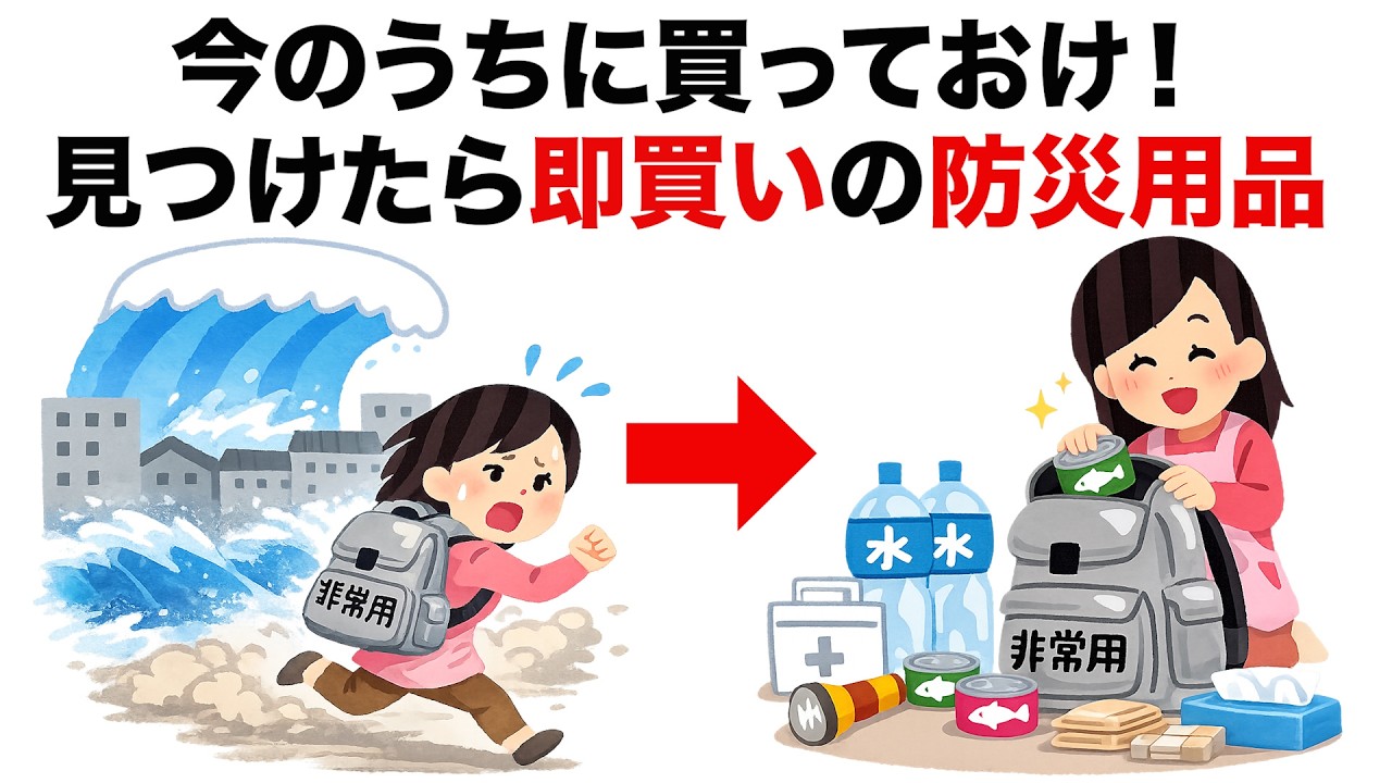 【重要】今のうちに揃えておきたい災害時に役立つ備蓄品ライフハック雑学10選