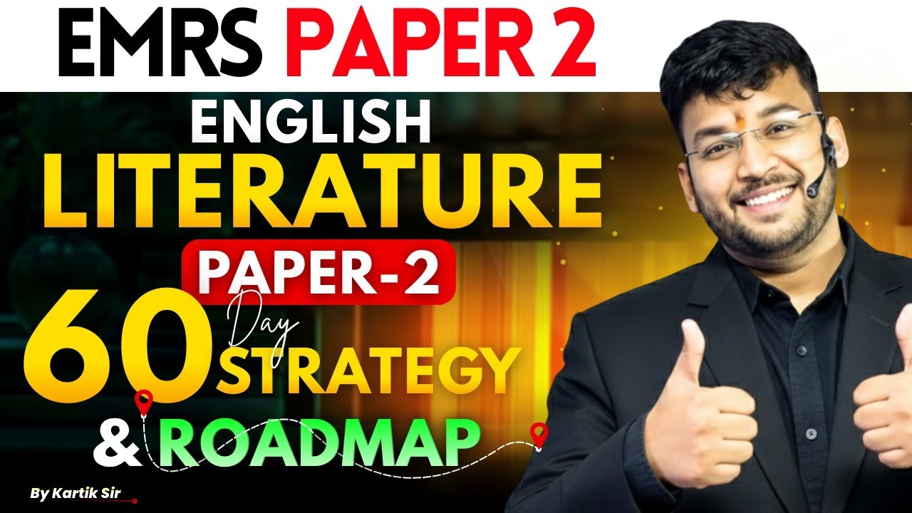 EMRS PAPER 2 2026 | EMRS PAPER 2 ENGLISH LITERATURE 60 DAY  STRATEGY | EMRS PAPER 2 ENGLISH SYLLABUS