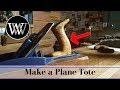 How to Make a Tote for a Hand Plane | Making a handle with hand tools