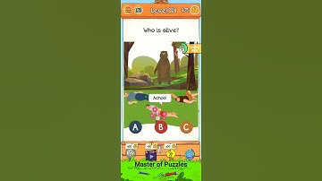 Braindom Riddle 2021 Updated Level  114 Who is alive Walkthrough