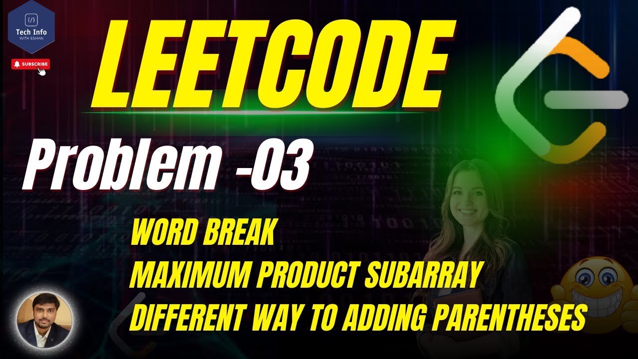 Leetcode Problems for Product-Based Companies: Word Break, Max Product ...