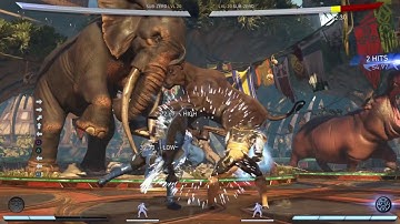 Injustice 2 sub-zero epic advanced Combos