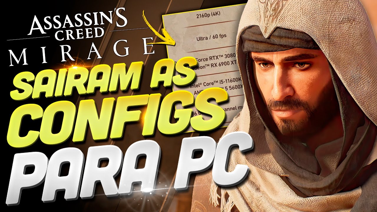 Roda no seu PC? Assassin's Creed Mirage tem requisitos revelados pela  Ubisoft 