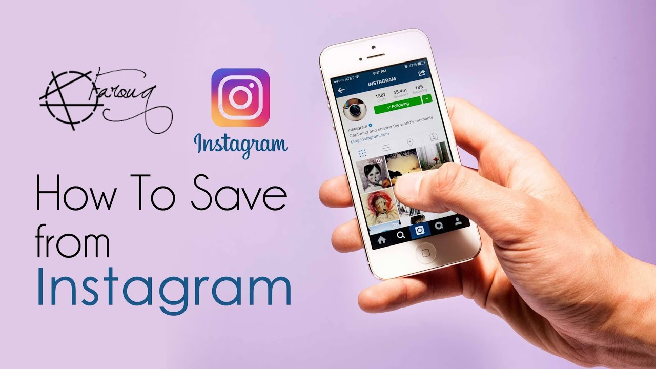 How to save Pictures & Videos from Instagram Randoms YouTube