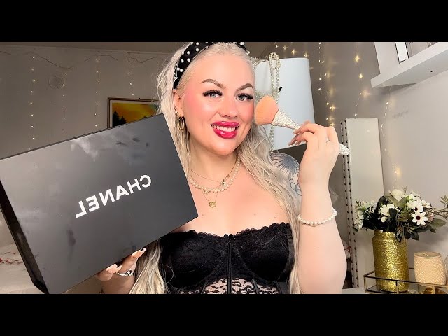 ASMR GRWM Chitchat | Life Updates & Tidelocker Luxury Unboxing (Gum Chewing, Nail Tapping)