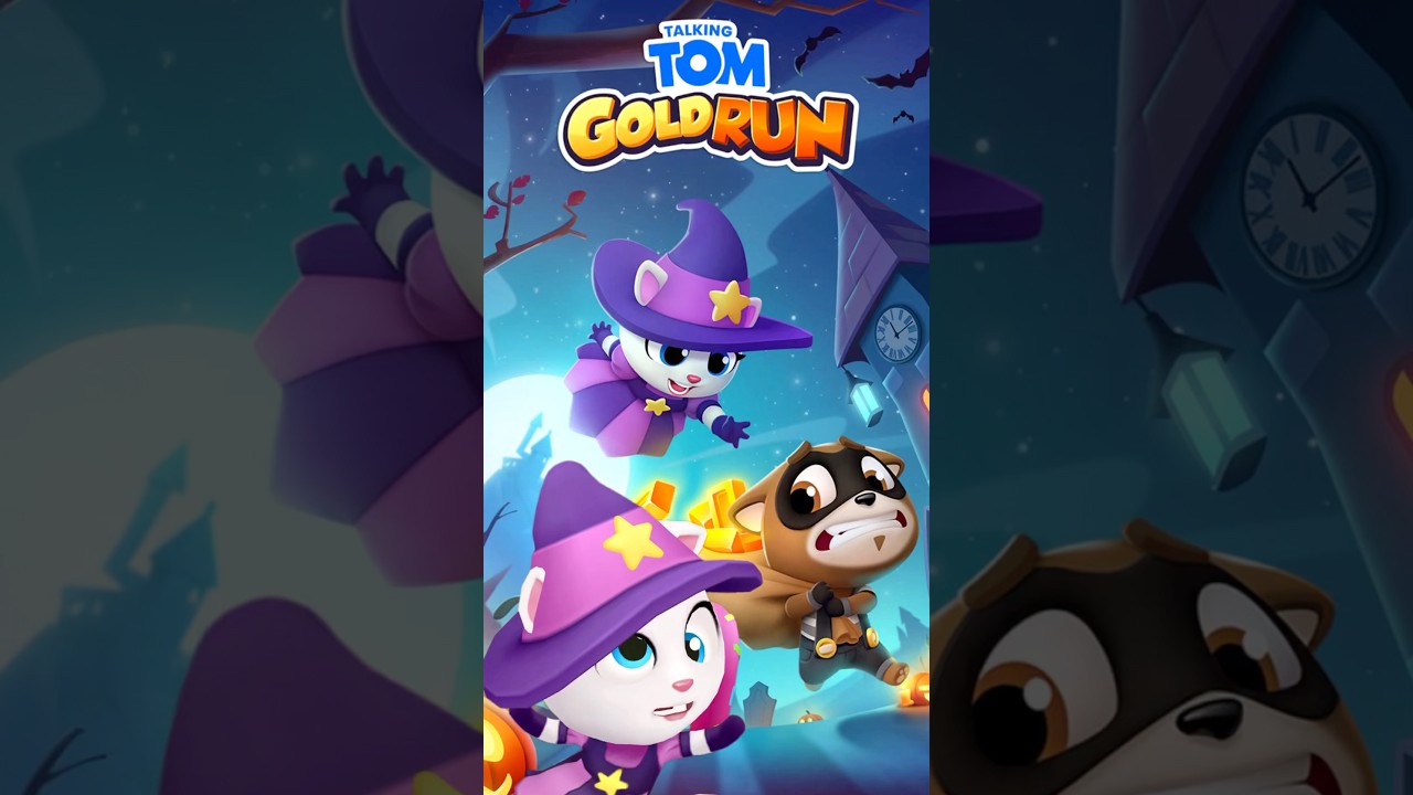 Talking With Angela Halloween 🎃 Funny Fails | Spooky Chase & Cute Reactions