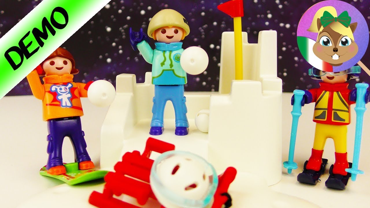 BATTAGLIA A PALLE DI NEVE PLAYMOBIL 9283