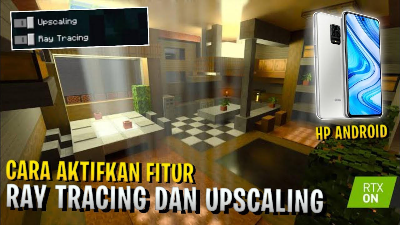 CARA AKTFIKAN FITUR RAY TRACING DAN UPSCALING DI HP ANDROID?! SHADER ...
