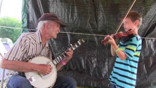 Video thumbnail of "Campsite Jam 2 - Bill Keith & Jonny Cody - Devil's Dream - Grey Fox 2013"