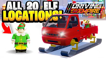 All ELF Locations In The Driving Empire Winterfest!