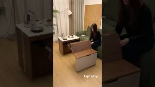 Space-Saving Mobile Coffee Table 🚀