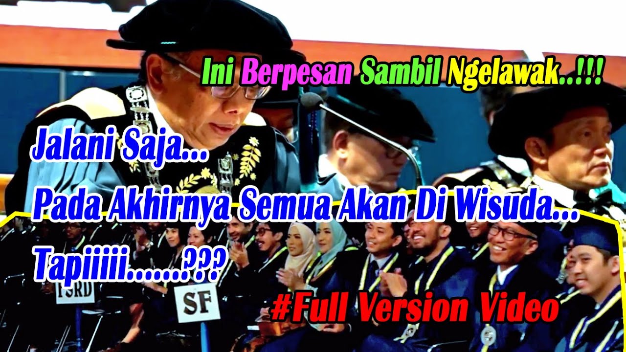 Full Video | Pesan Dan Kesan Wisudawan ITB 19-20 Oktober 2018 - YouTube