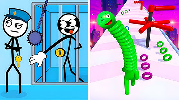 Thief Puzzle vs Long Neck Run - SpeedRun Gameplay Walkthrough (Android,iOS) NEW UPDATE Ep 500