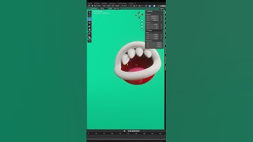 Stylized Piranha Plant from Super Mario in Blender