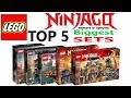 Lego Ninjago Top 5 Biggest Sets of all Time - Lego Speed Build Review