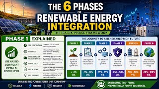 🌍 Phase 1 of Renewable Energy Integration Explained | IEA Framework | Power System Training