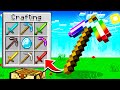 CRAFTING THE PERFECT PICKAXE IN MINECRAFT!