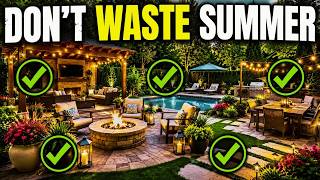 10 BACKYARD SUMMER SETUP IDEAS | TRANSFORM YOUR OUTDOOR SPACE INTO THE ULTIMATE SUMMER DESTINATION!