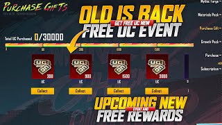 New Free UC Event ? Get Free Upto 6000 UC | Purchase Gift Release Date | PUBGM