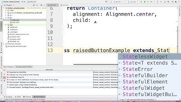 Raised Button in Flutter - Android and iOS Hybrid Application Development Tutorial
