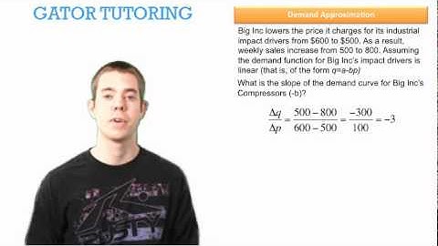 Linear Demand Approximation 1