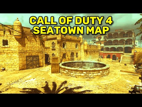 SEATOWN from MODERN WARFARE 3 in CALL OF DUTY 4! (CoD4 Custom Maps)