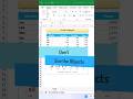 Excel - Don't let objects to resize based on Columns and Rows size #shorts #youtubeshorts