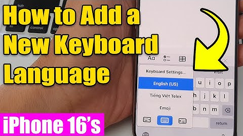 🌐 iPhone 16/16 Pro Max: How to Add a New Keyboard Language | iOS 18