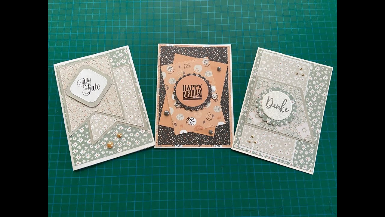 3 Karten aus Papier vom Action 🌸 | Actionblock basteln - YouTube