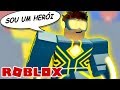 ME TORNEI UM SUPER HERÓI VELOZ - ROBLOX Heroes of Robloxia