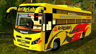 SRI KRISHNA TRAVELS VEERA V7 LIVERY FOR BUSSID ! IBS GAMING ! MOST AWAITED LIVERY ?