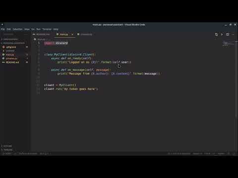 Let's Code a Personal Assistant DISCORD BOT, LIVE! - Also, Let's chat (Part 1)