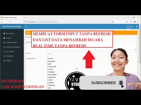 Creating an Input Form Without Refresh and Adding Data to a List in Real Time Without Refresh