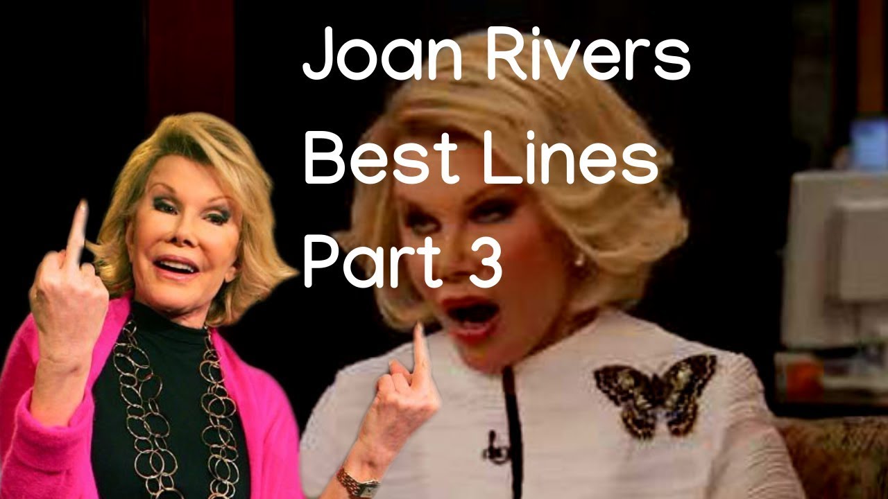 Joan Rivers Best Moments (part three) YouTube