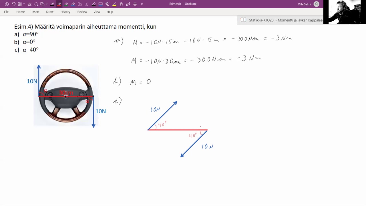 Statiikka: Voimapari