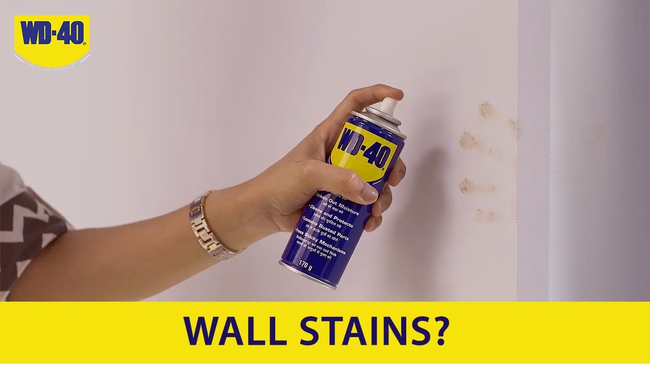 Wall Stains? WD40 Multipurpose Spray, Chalees On Problem Gone! YouTube