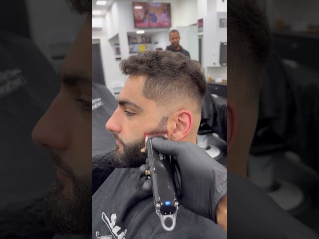 How to do a beard fade #shorts #haircut