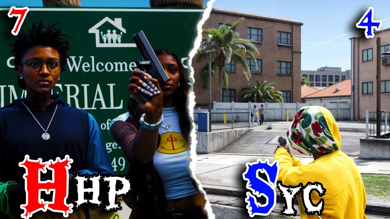 The Deadly War Between Holly Hood Piru Vs School Yard Crip [New Leaf RP]