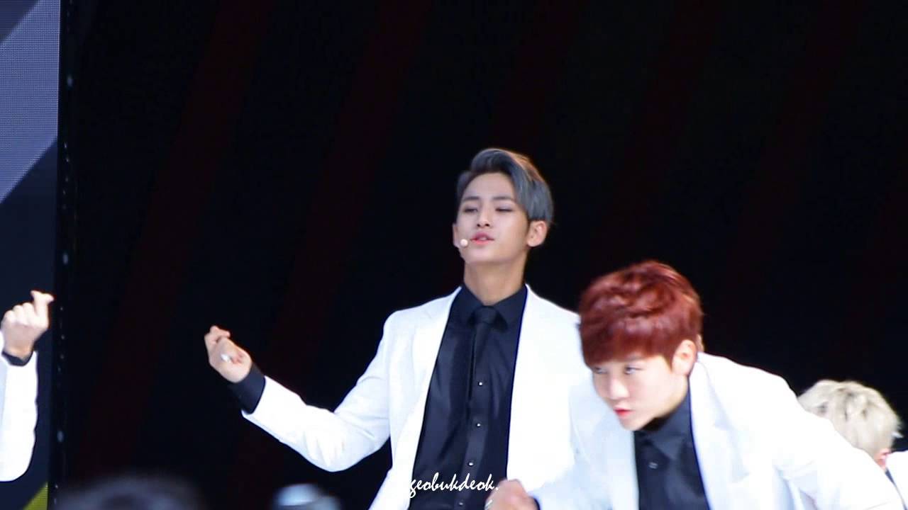 150912 쇼음악중심 세븐틴 민규 쏘리쏘리 직캠