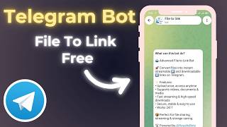 File To Link Telegram Bot
