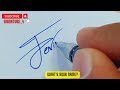 Fenil  how to write your name  signature  style  autograph