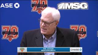 Phil Jackson on Carmelo Anthony's Future with the Knicks